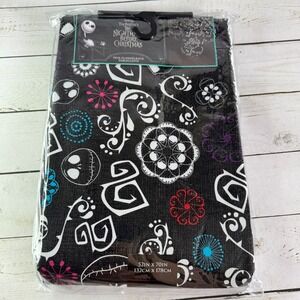 Nightmare Before Christmas Jack Skellington Flannelback Tablecloth 52x70